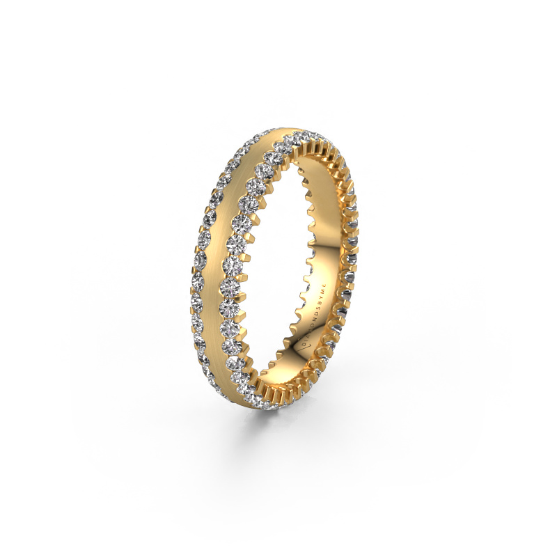 Bild von Trauring WH2139L24B 585 Gold ±4x2 mm Zirkonia