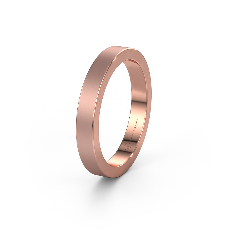 Image of Wedding ring WH2140M15B 585 rose gold ±0.16x0.08 in