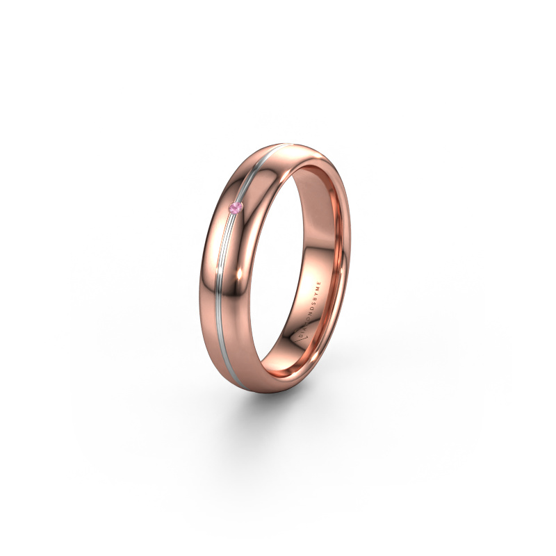 Bild von Ehering WH2142L34A 585 Roségold ±4x1.7 mm Pink Saphir