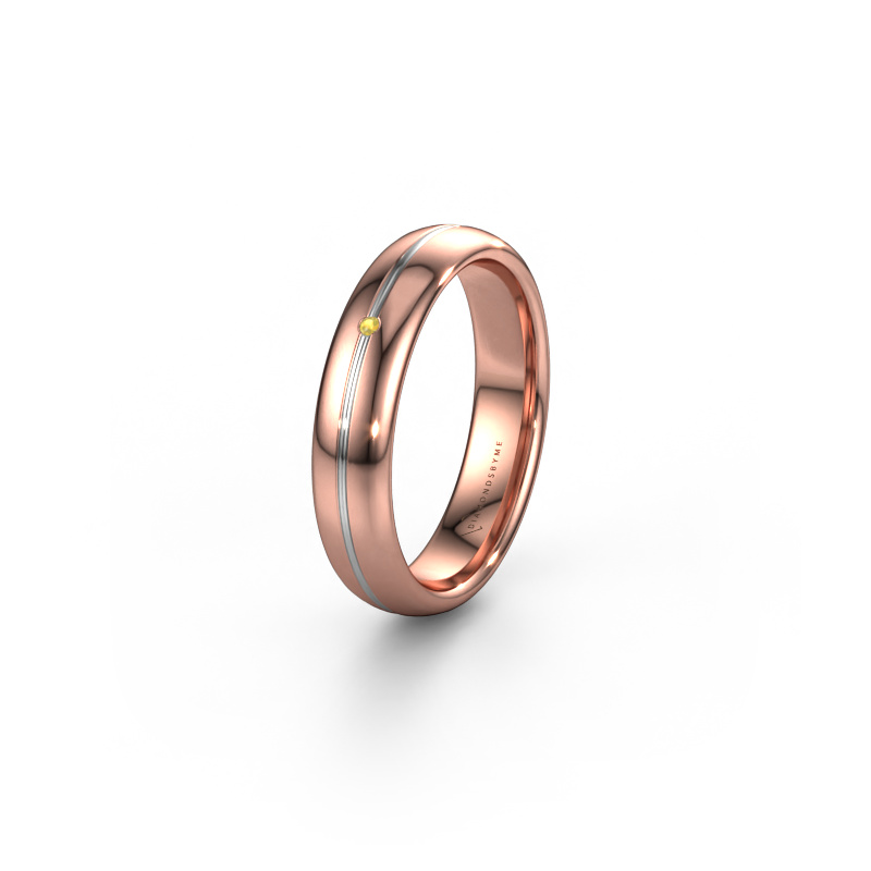 Bild von Ehering WH2142L34A 585 Roségold ±4x1.7 mm Gelb Saphir