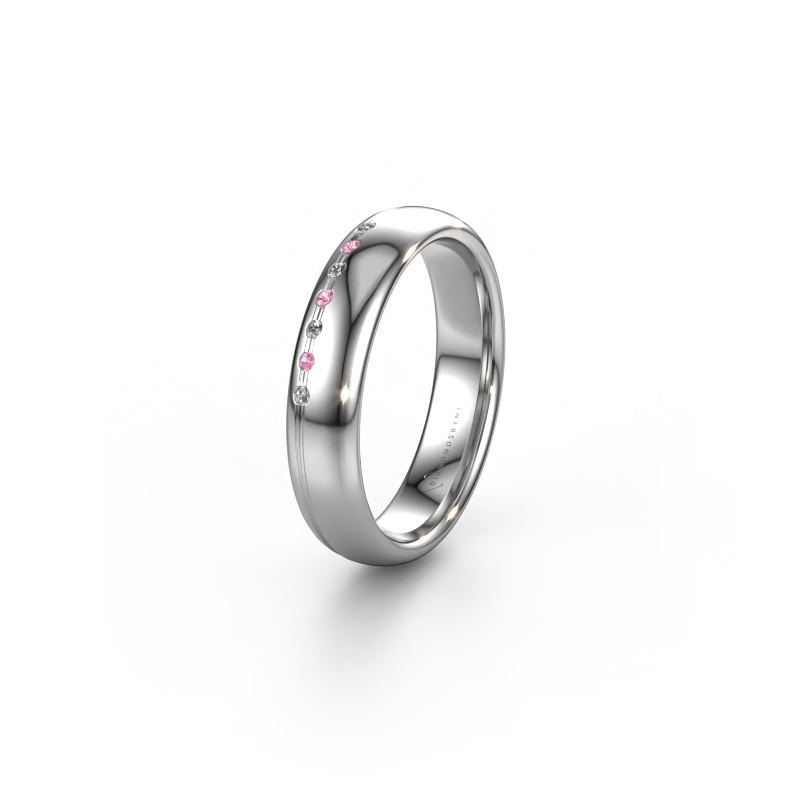 Image de Bague d'amitié WH2144L34A 950 platine ±4x1.7 mm Saphir rose