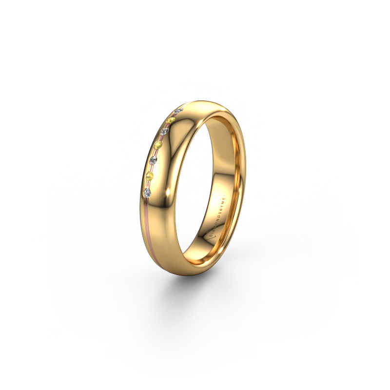 Image de Bague d'amitié WH2144L34A 585 or jaune ±4x1.7 mm Saphir jaune