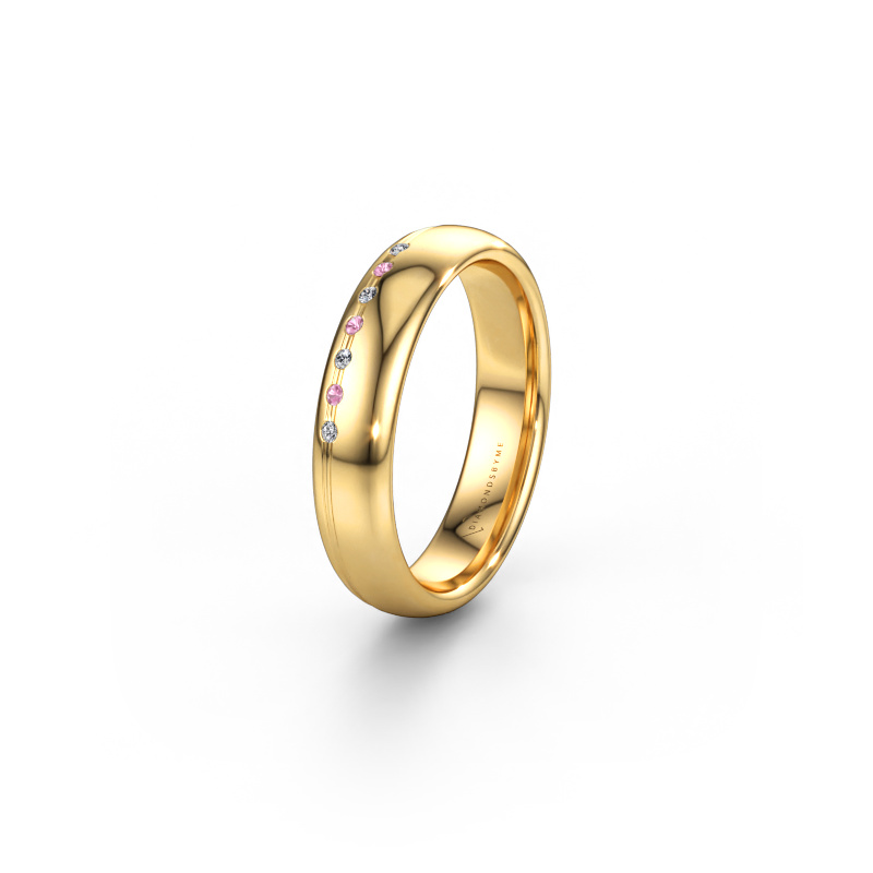 Immagine di Anello dell'amicizia WH2144L34A 585 oro ±4 x 1,7 mm Zaffiro rosa
