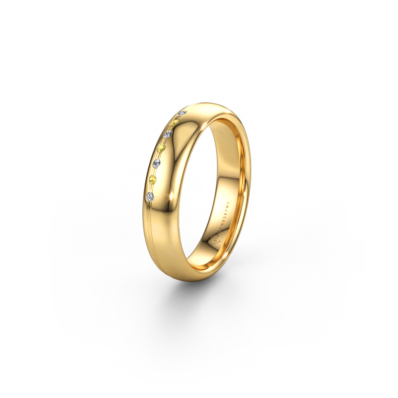 Immagine di Anello dell'amicizia WH2144L34A 585 oro ±4 x 1,7 mm Zaffiro giallo