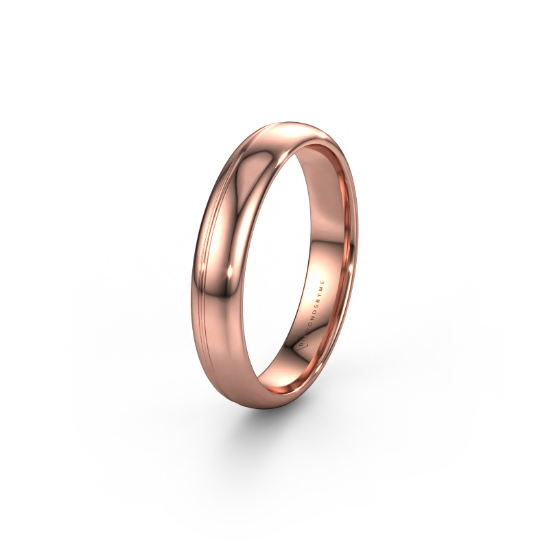 Afbeelding van Trouwring WH2144M34A 585 rosé goud ±4x1.7 mm