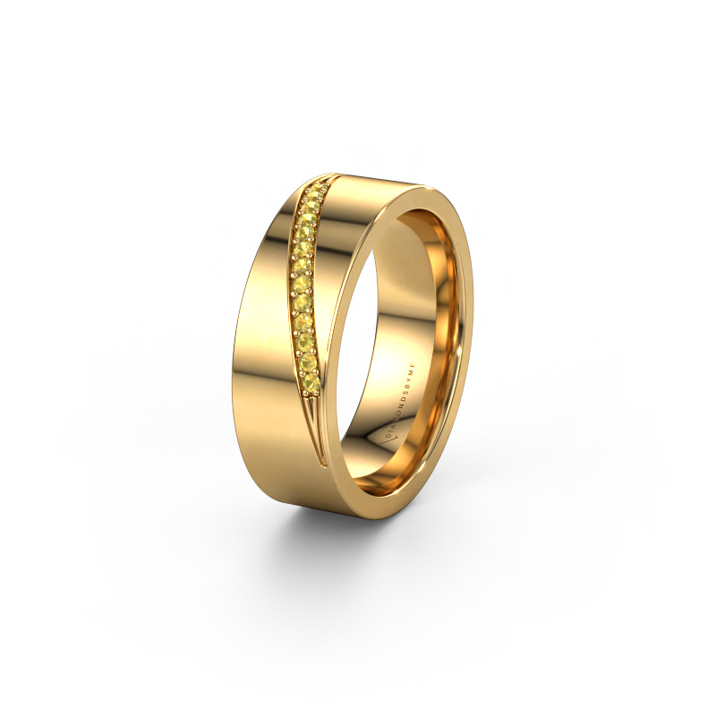 Bild von Ehering WH2146L17A 585 Gold ±7x1.7 mm Gelb Saphir