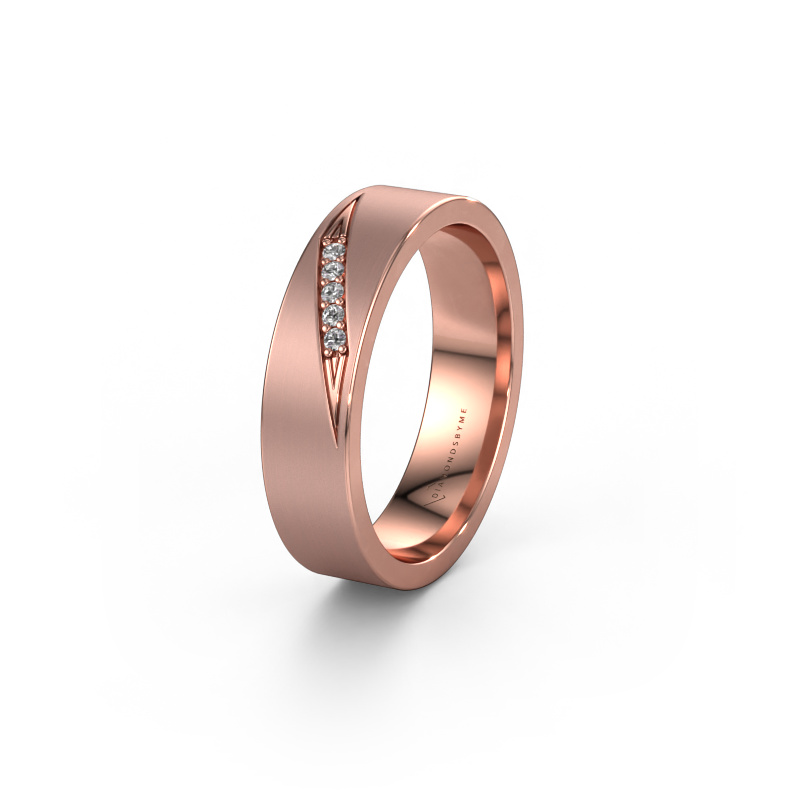 Bild von Ehering WH2148L25AM 585 Roségold ±5x1.7 mm Zirkonia
