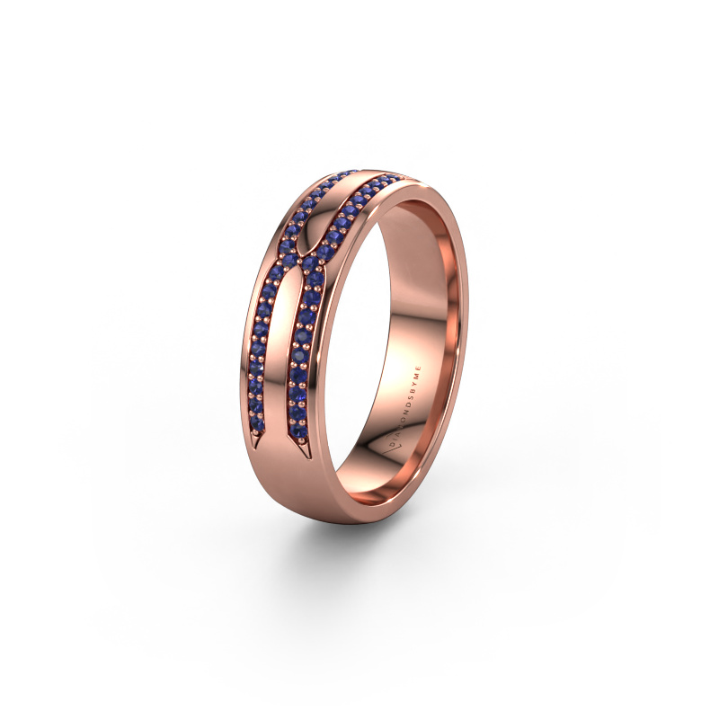Bild von Trauring WH2212L25AP 585 Roségold ±5x1.7 mm Saphir