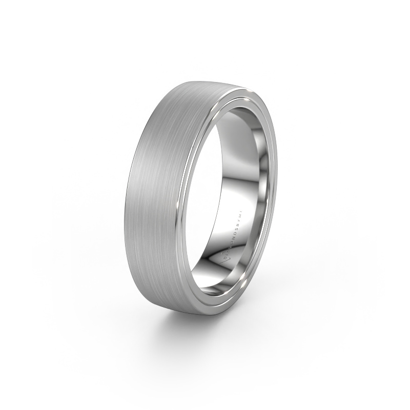Image of Wedding ring WH2216M26DM 950 platinum ±0.24x0.09in