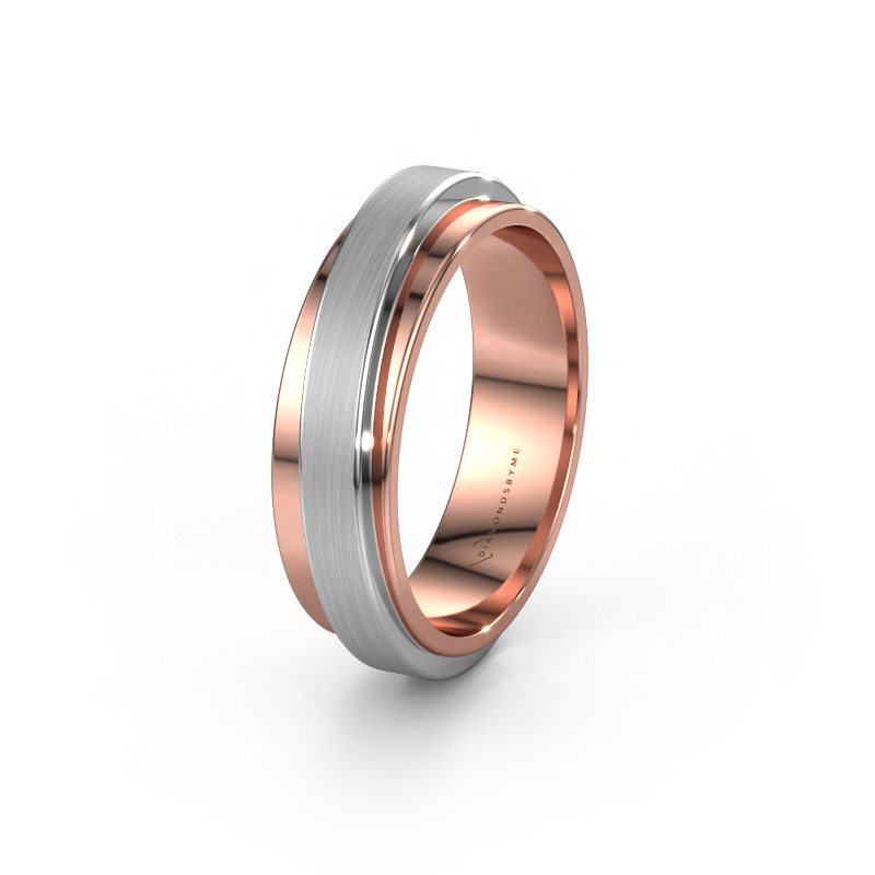 Afbeelding van Trouwring WH2220M16D 585 rosé goud ±6x2.4 mm
