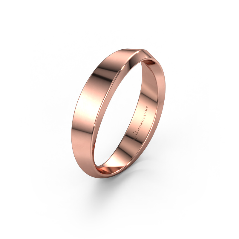 Image of Wedding ring WH2222L14B 585 rose gold ±4x2 mm