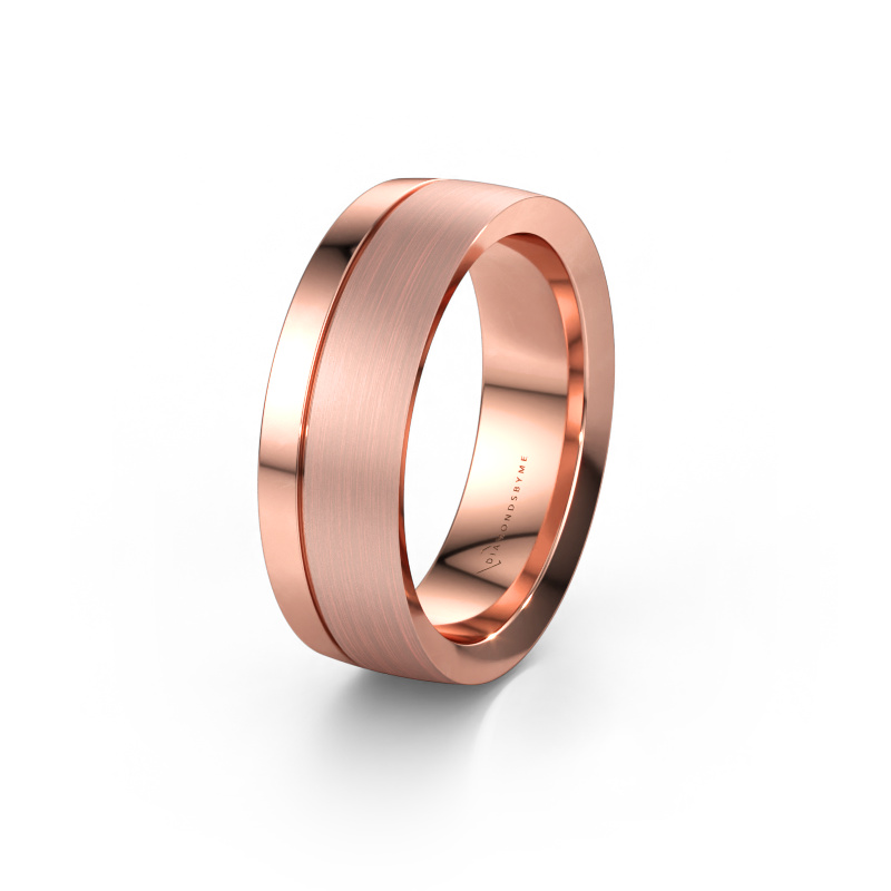 Immagine di Fede nuziale WH2224M26C8 585 oro rosa ±7 x 2,2 mm