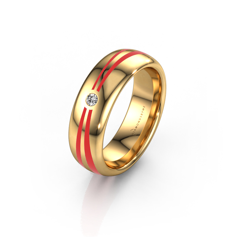 Image of Wedding ring WH2226L36BP 585 gold ±6x2 mm