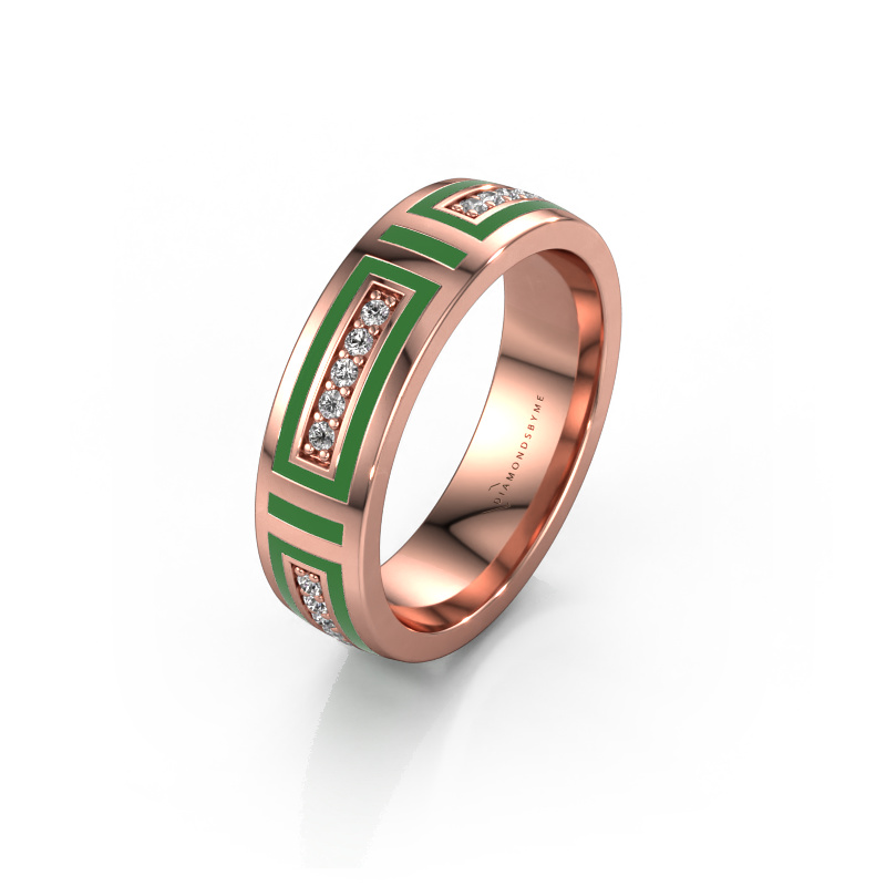 Image of Wedding ring WH2228L25A 585 rose gold ±0.20x0.07 in