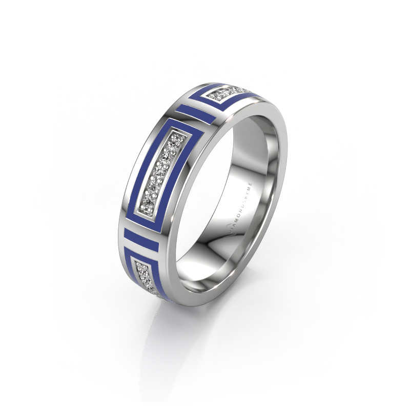 Image of Wedding ring WH2228L25A 585 white gold ±0.20x0.07 in