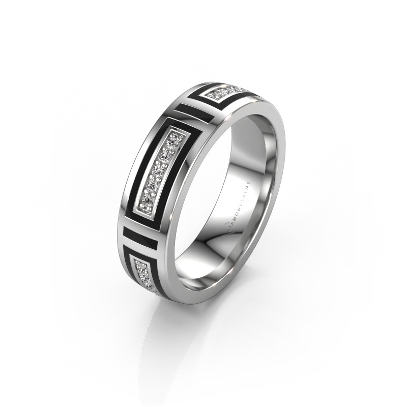 Image of Wedding ring WH2228L25A 585 white gold ±5x1.7 mm