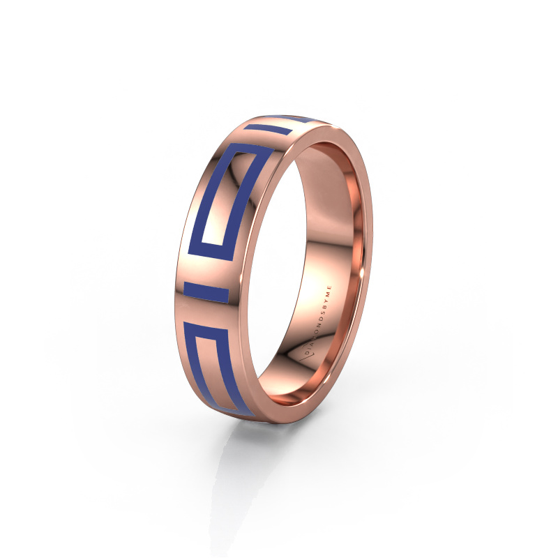 Image of Wedding ring WH2228M25A 585 rose gold ±0.20x0.07 in