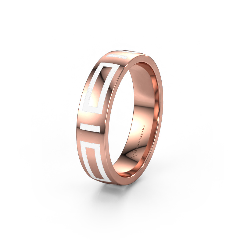Image of Wedding ring WH2228M25A 585 rose gold ±5x1.7 mm