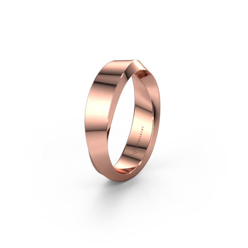 Image of Wedding ring WH2232L15E 585 rose gold ±0.18x0.09in