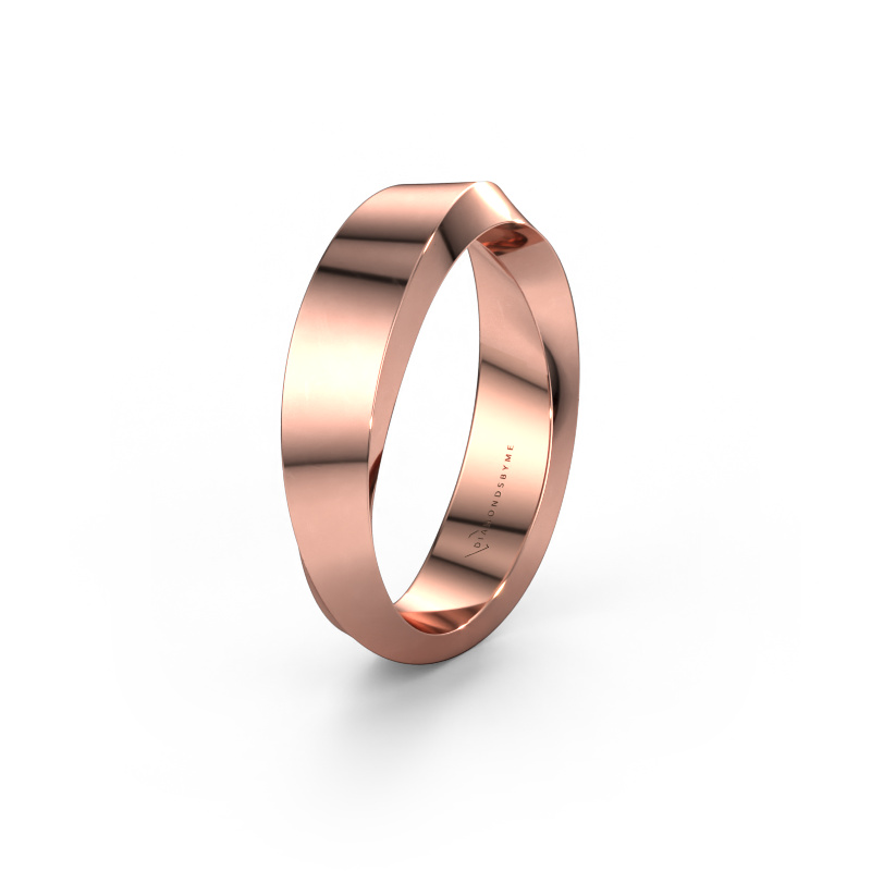 Image of Wedding ring WH2232M15E 585 rose gold ±5x2.6 mm