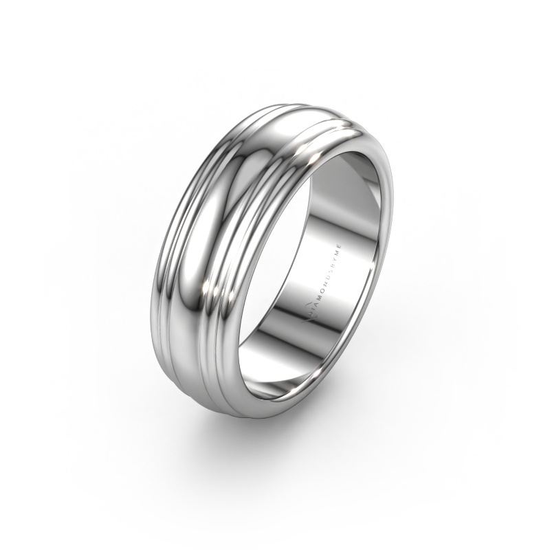 Image of Wedding ring WH2234LN 585 white gold ±6x2.2 mm
