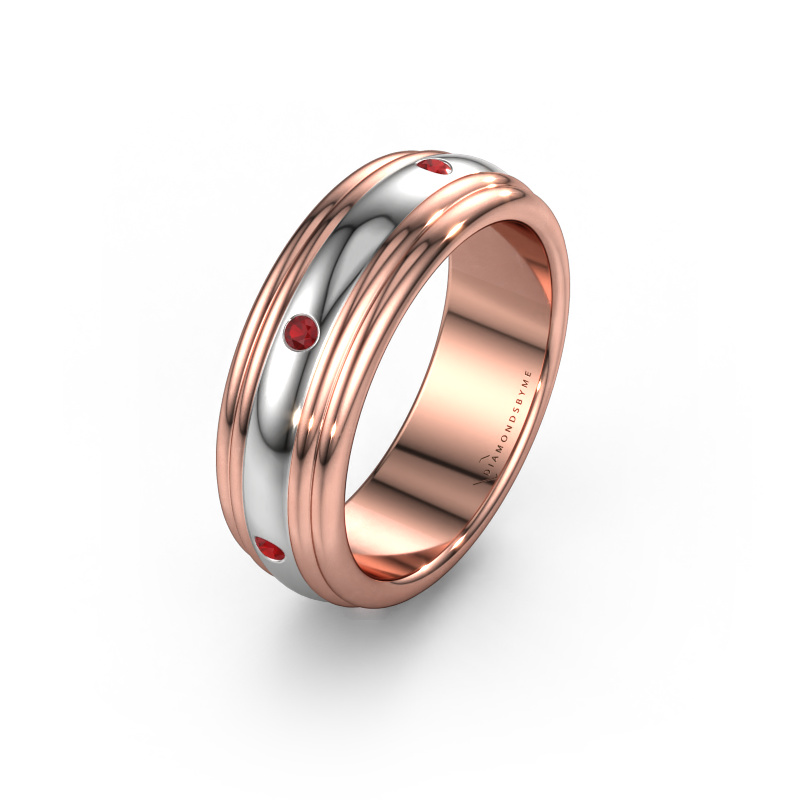 Bild von Ehering WH2236L 585 Roségold ±6x2.2 mm Rubin