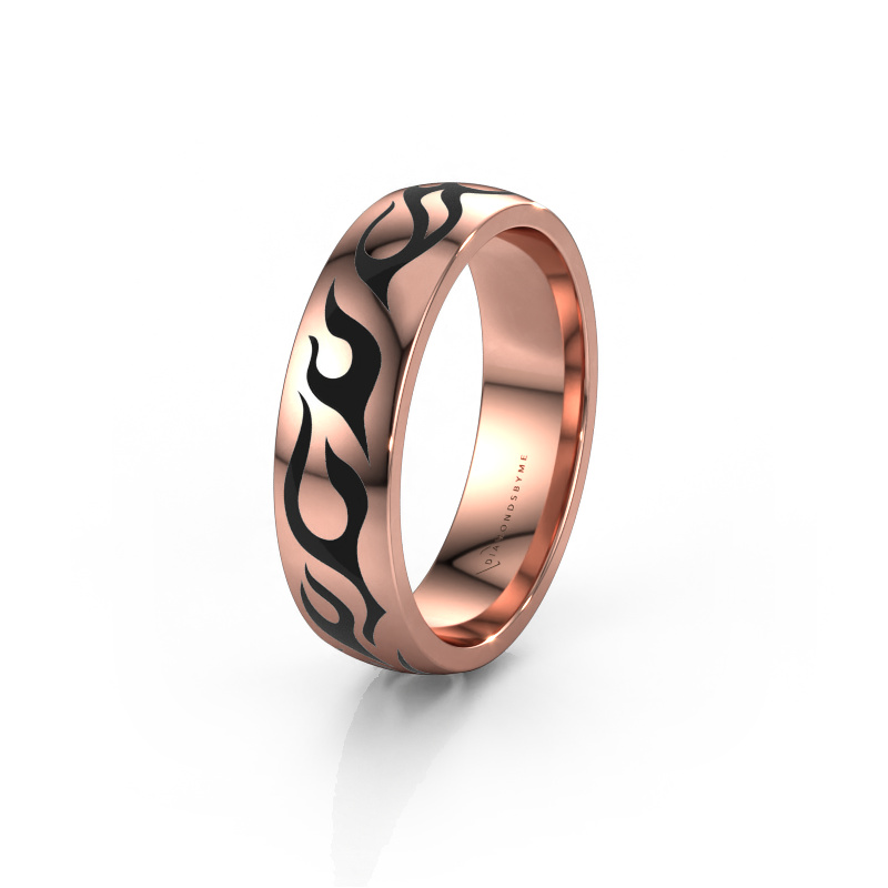 Image of Wedding ring WH3050M26B 585 rose gold ±0.24x0.08 in