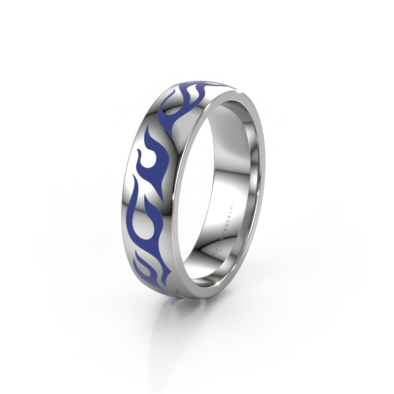 Image of Wedding ring WH3050M26B 585 white gold ±0.24x0.08 in