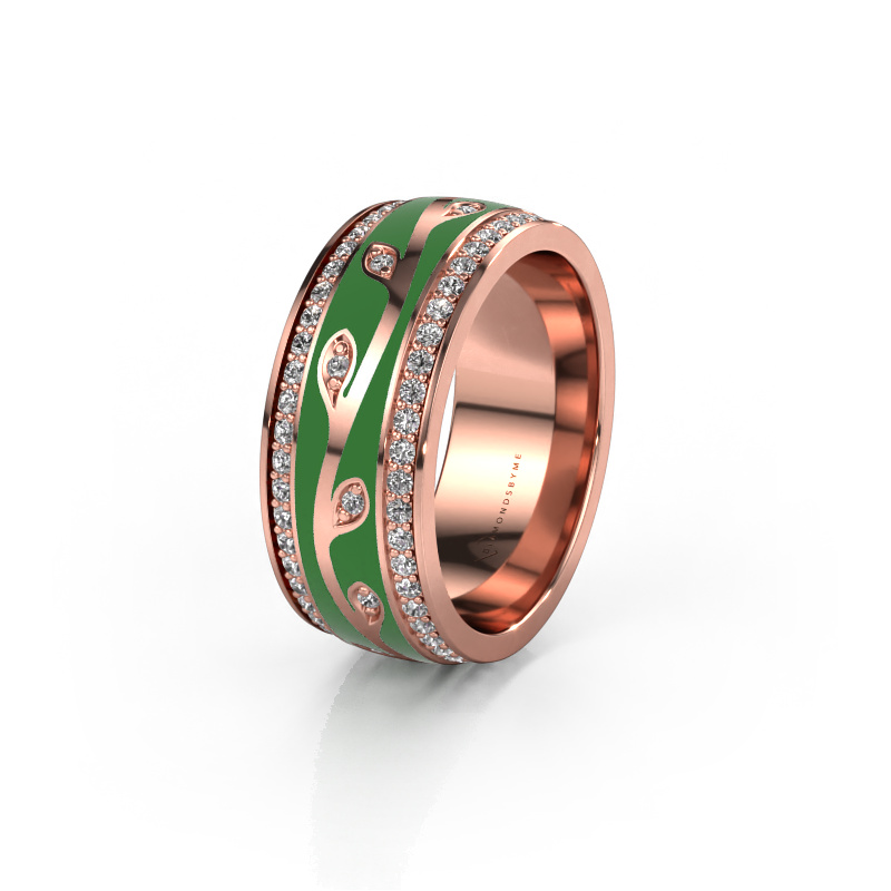 Afbeelding van Trouwring WH3051L28B 585 rosé goud ±8x2 mm