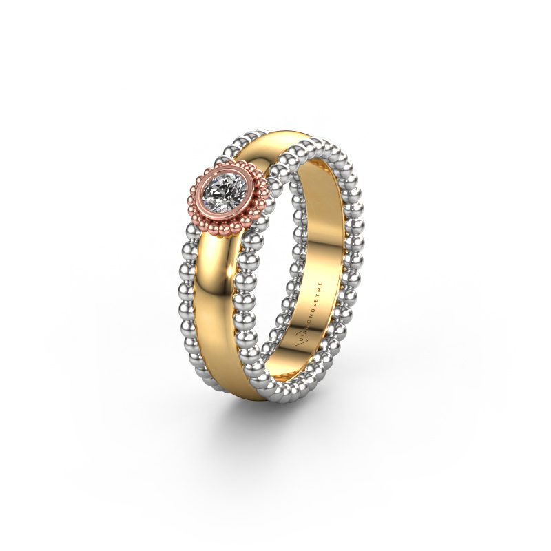 Bild von Trauring WH3053L16A 585 Gold ±6x1.7 mm Diamant