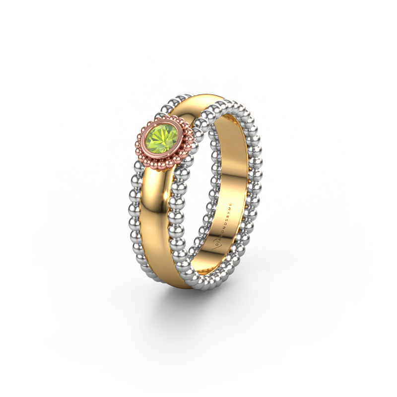 Bild von Trauring WH3053L16A 585 Gold ±6x1.7 mm Peridot