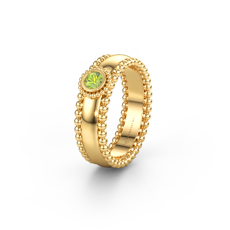 Immagine di Fede nuziale WH3053L16A 585 oro ±6 x 1,7 mm Peridoto