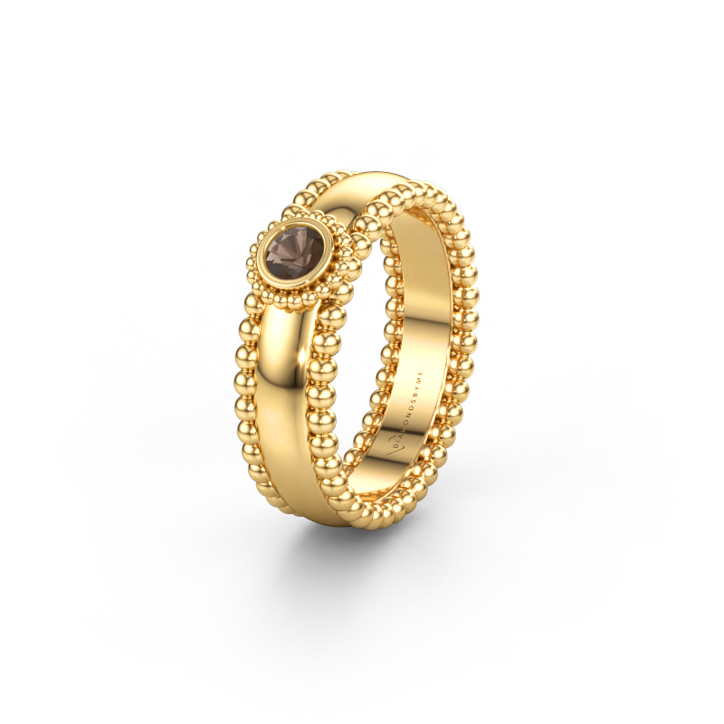 Immagine di Fede nuziale WH3053L16A 585 oro ±6 x 1,7 mm Quarzo fumé
