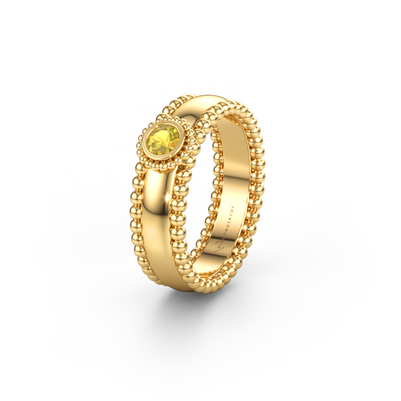 Bild av Vigselring WH3053L16A 585 gult guld ±6 x 1,7 mm Gul safir