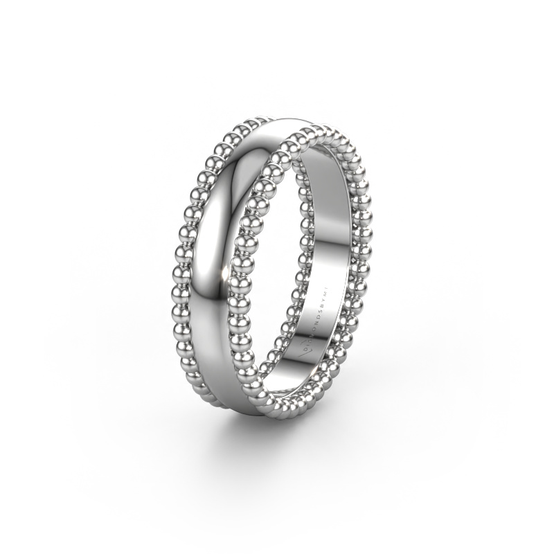 Image of Friendship ring WH3053M16A 585 white gold ±0.24x0.07 in