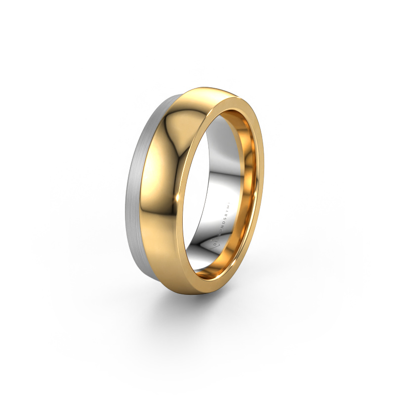 Image of Wedding ring WH6004L26C 585 gold ±0.24x0.09in
