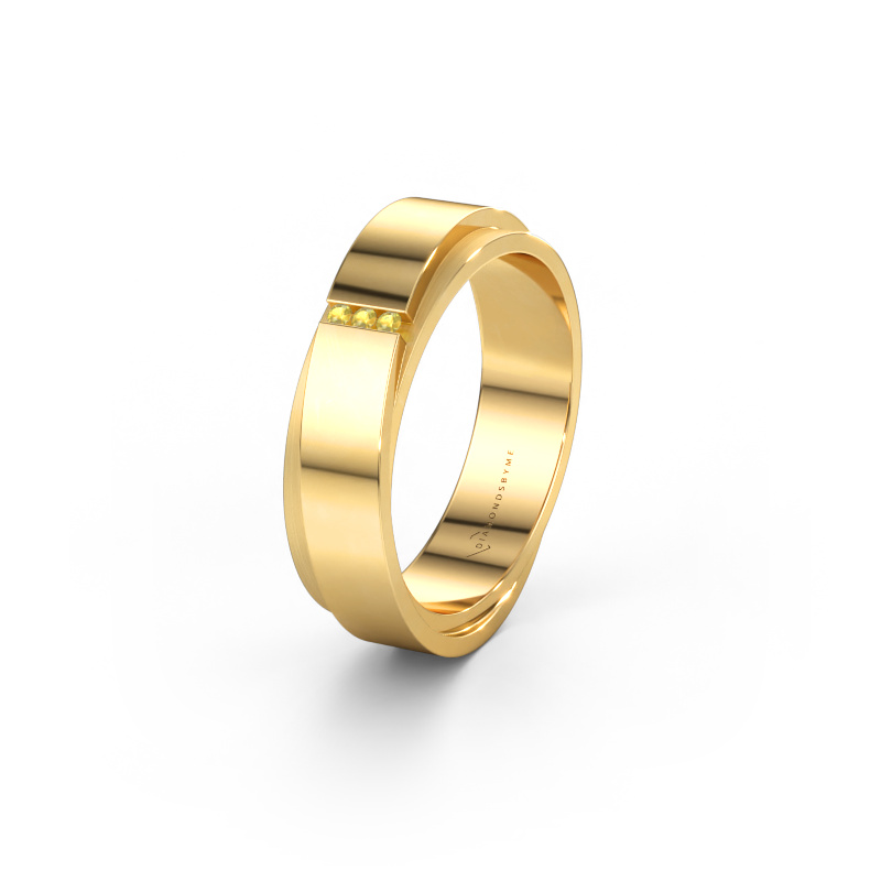 Bild av Vigselring WH6012LX6A 585 gult guld ±6 x 1,7 mm Gul safir
