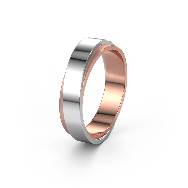 Image of Wedding ring WH6012MX6A 585 rose gold ±0.24x0.07 in