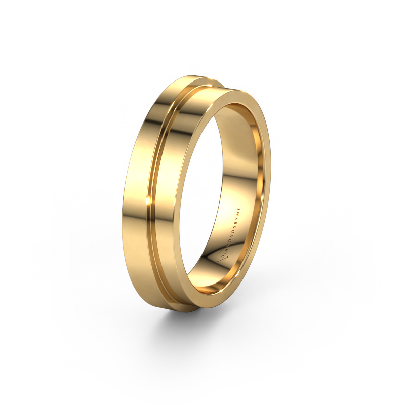 Image of Wedding ring WH6016M15E 585 gold ±0.20x0.09in