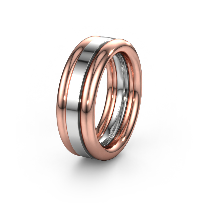 Image of Friendship ring WH6018M 585 rose gold ±8x2.8 mm