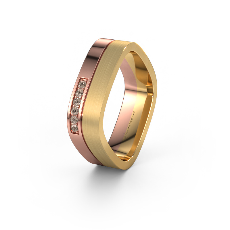 Image de Alliance WH6030L16A 585 or rose ±6x1.7 mm Diamant brun