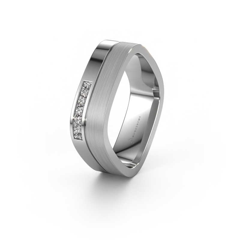 Bild von Ehering WH6030L16A 950 Platin ±6x1.7 mm Zirkonia