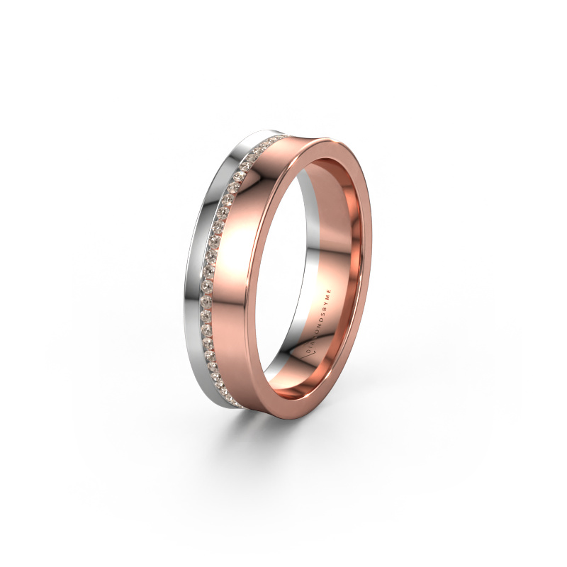 Image de Alliance WH6090L55A 585 or rose ±5x1.7 mm Diamant brun