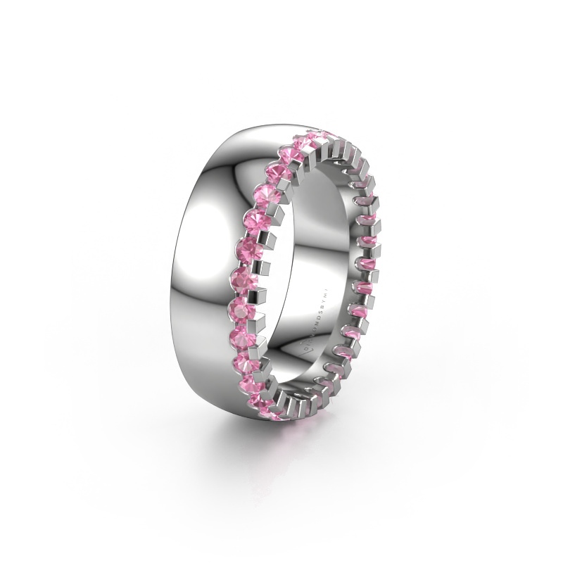 Image de Alliance WH6120L27C 585 or blanc ±7x2.2 mm Saphir rose