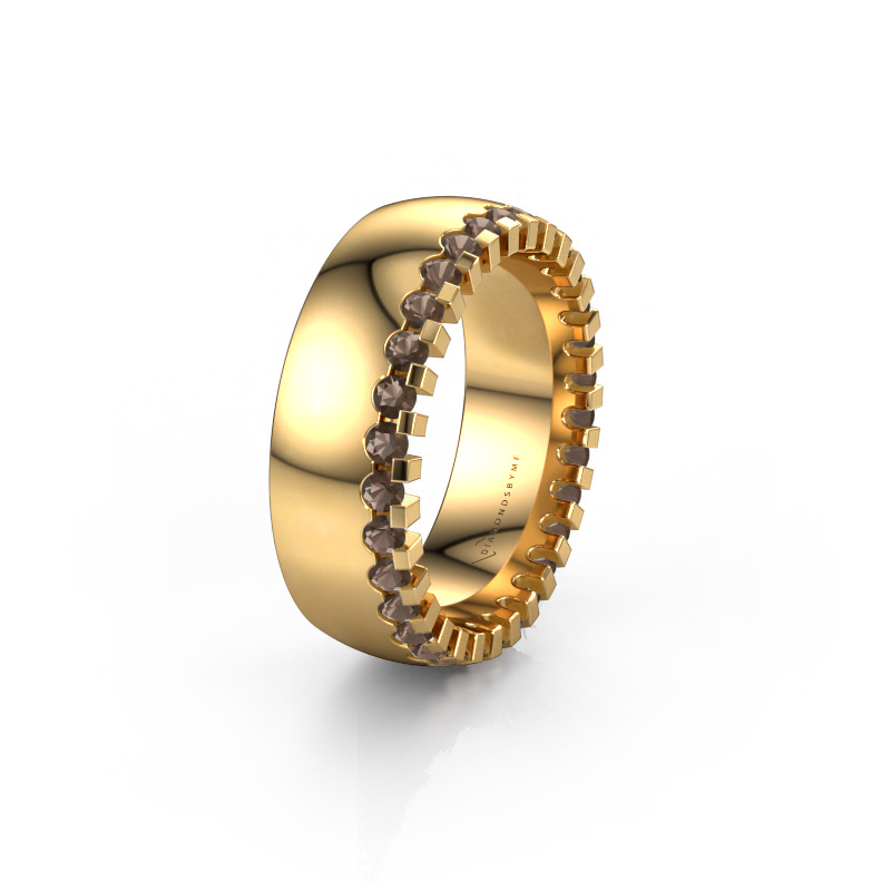 Bild von Ehering WH6120L27C 585 Gold ±7x2.2 mm Rauchquarz