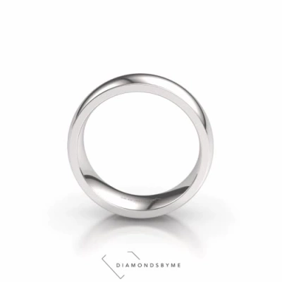 0.28 in (7 mm) court profile gold men's wedding ring WH6120M27C
