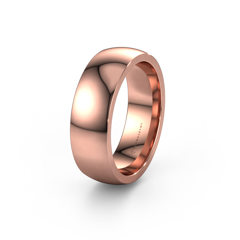 Afbeelding van Trouwring WH6120M27C 585 rosé goud ±7x2.2 mm