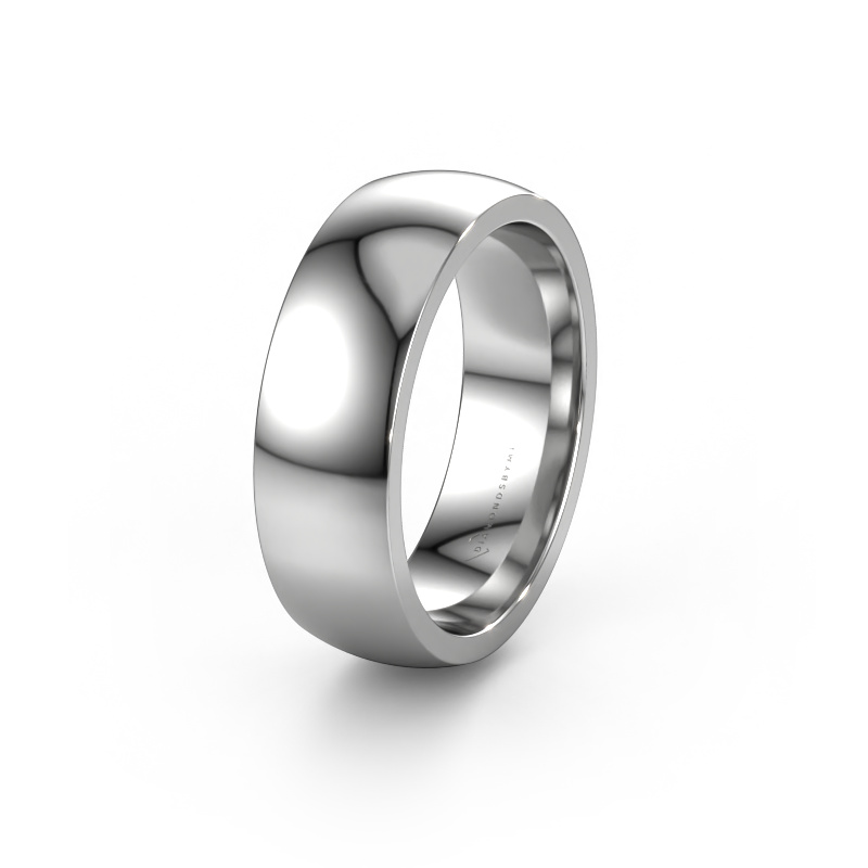 Image of Wedding ring WH6120M27C 950 platinum ±0.28x0.09in