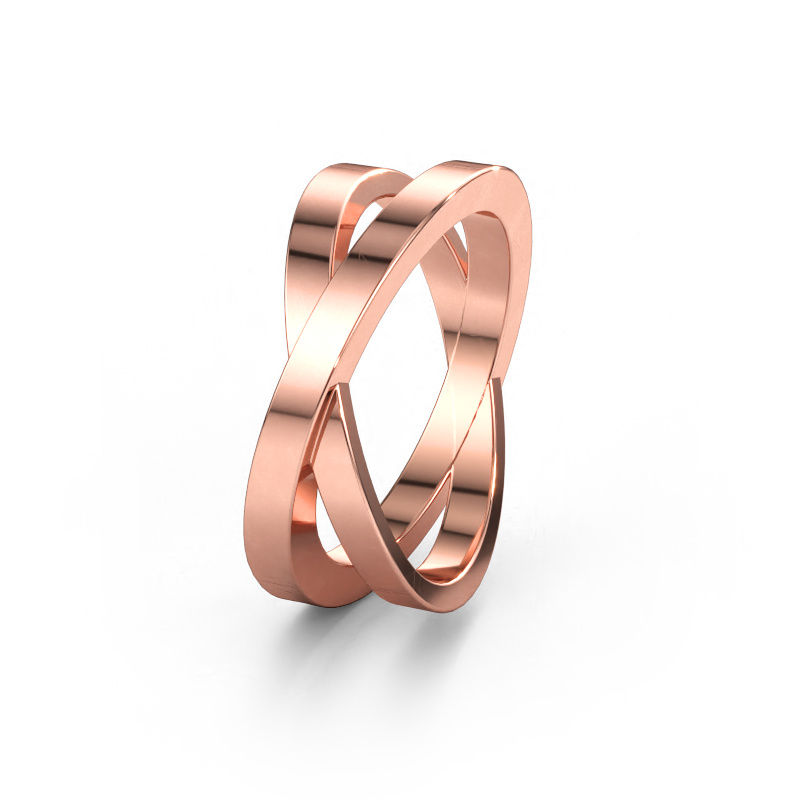 Bild av Vigselring WHM0079M 585 roséguld ±9 x 2,4 mm