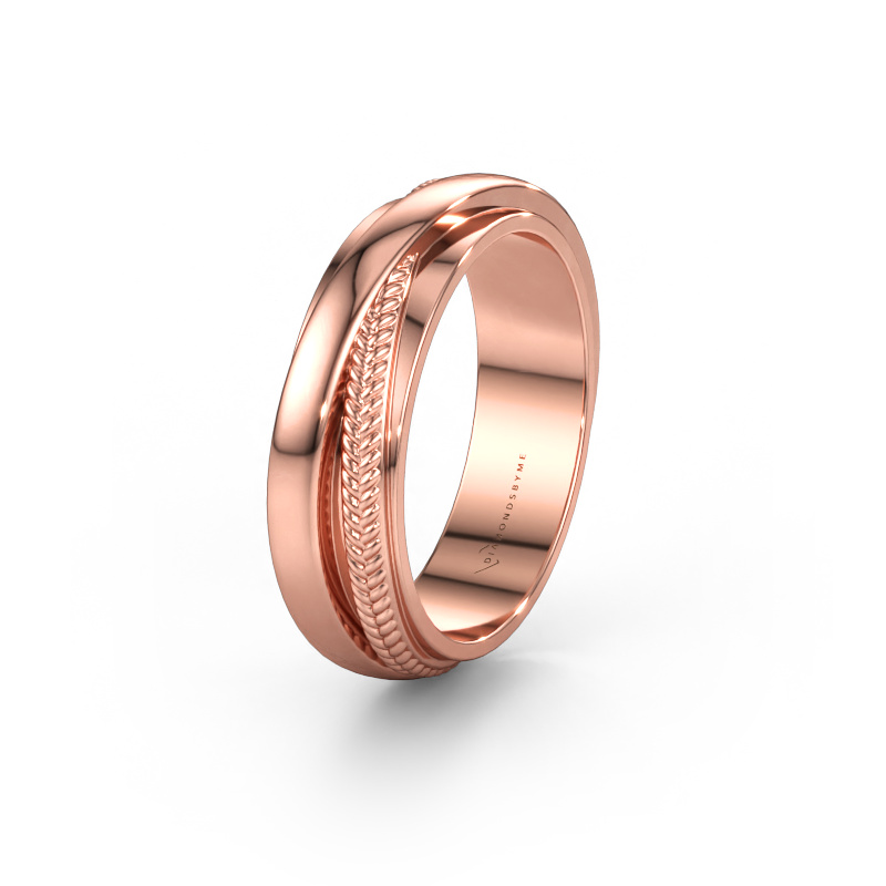 Immagine di Fede nuziale WHM0080M 585 oro rosa ±6 x 2,6 mm